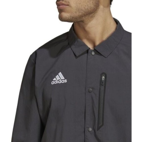 Vancouver Whitecaps FC adidas‎ Jacket Gray Size Medium MLS Anthem Full-Snap Vest - Picture 7 of 13